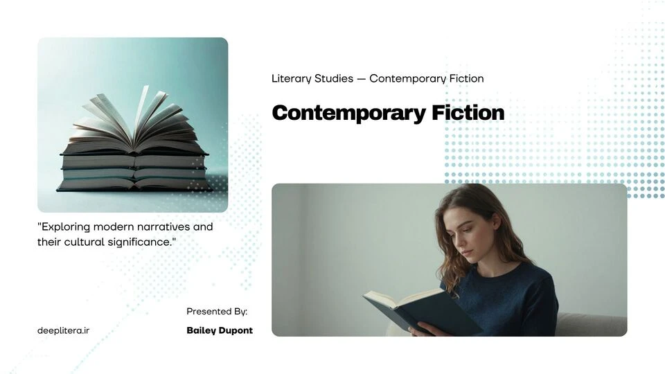 PowerPoint Presentation Template - Contemporary Fiction 1