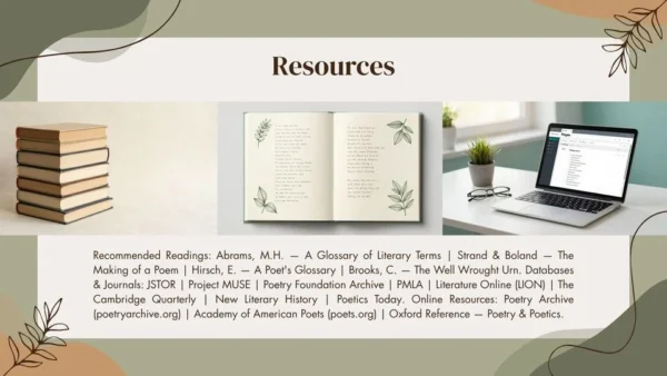 Presentation Template - Literary Studies 2